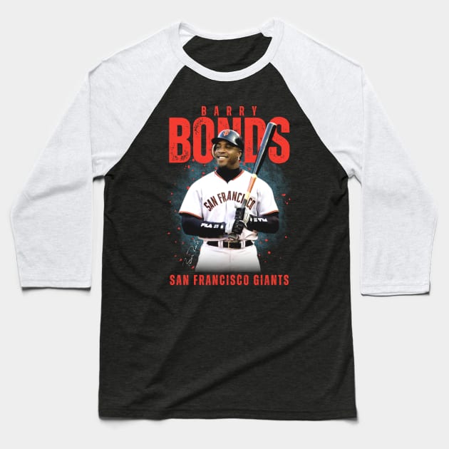 Barry Bonds Original Aesthetic Tribute 〶 Baseball T-Shirt by Terahertz'Cloth